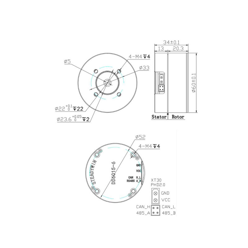 Pan/tilt, stabilisateur de cha - Direct Drive Servo Motor Robotics avis et prix